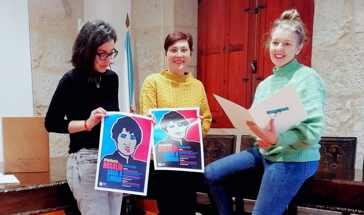 Macarena Ferreiro, Raquel Rodríguez e Marga Caldas