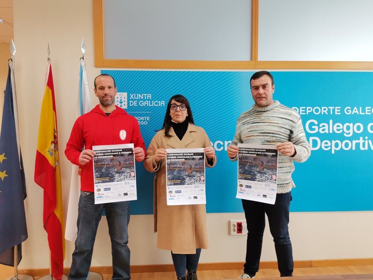 Presentación dos campionatos galegos xuvenís de waterpolo