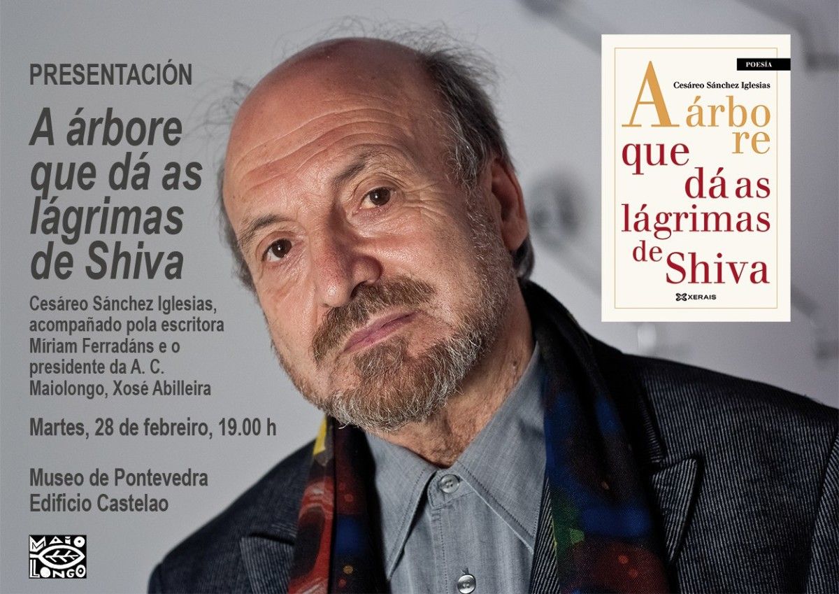 Cartel de presentación do último traballo de Cesáreo Sánchez Iglesias