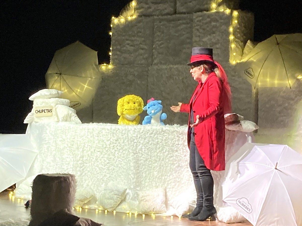Andrea Bayer en la inauguración del Festival das Núbebes 2023