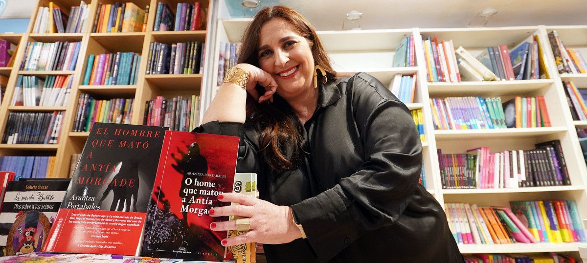 Arantza Portabales coa novela "O home que matou a Antía Morgade"