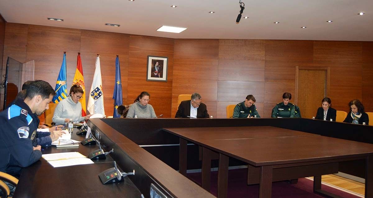 Mesa contra a violencia de xénero en Sanxenxo