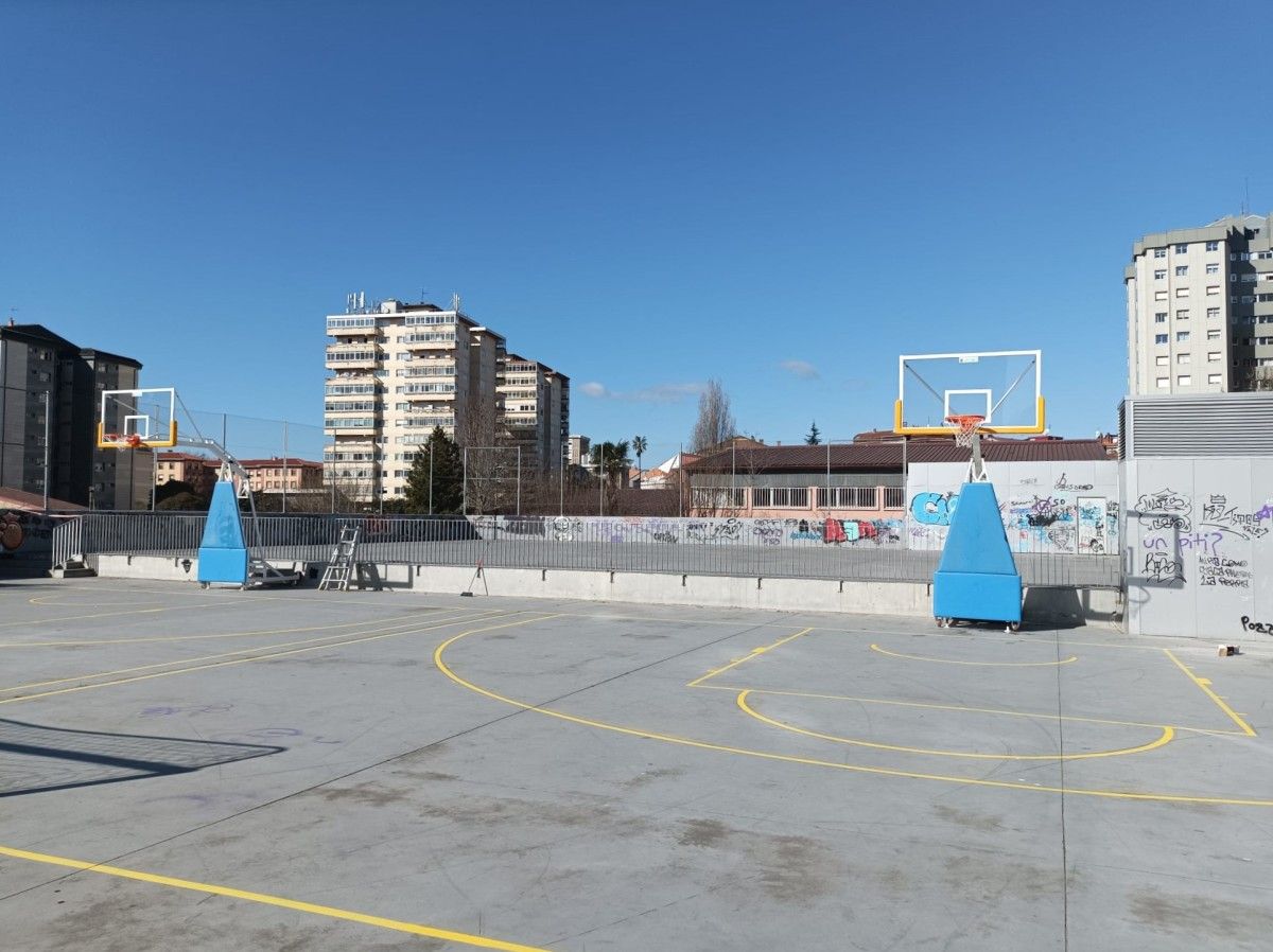 Canastas en las pistas de Campolongo
