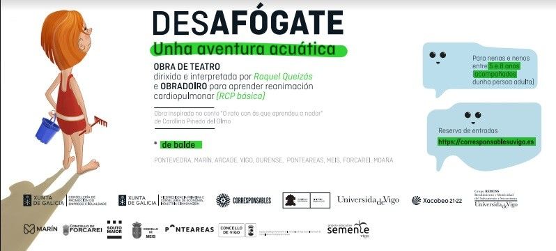 Cartaz da obra de títeres 'Desafógate'
