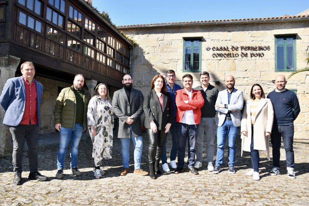 Reunión dos candidatos socialistas na comarca para falar dos fondos europeos