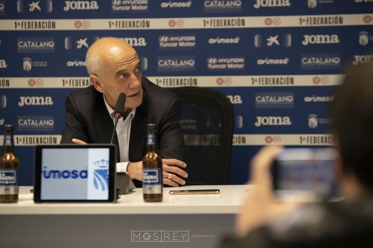 Rolda de prensa de Señor tras o partido ante o Fuenlabrada