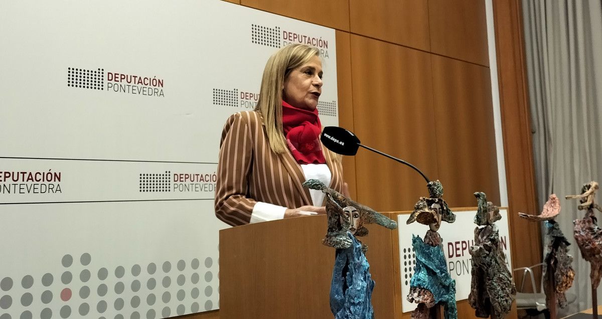 Carmela Silva en la presentación de la Gala Provincial de Turismo