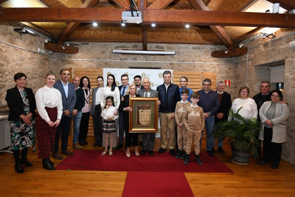 Acto oficial para designar a Magín Froiz hijo adoptivo de Poio