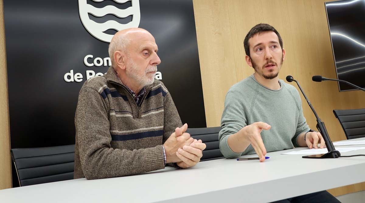 Manuel Hermida, presidente de SondeXeve, e Alberto Oubiña