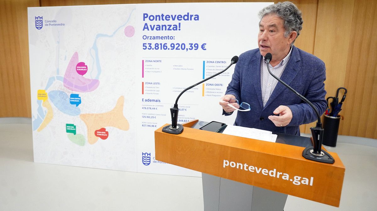 Miguel Anxo Fernández Lores, alcalde de Pontevedra