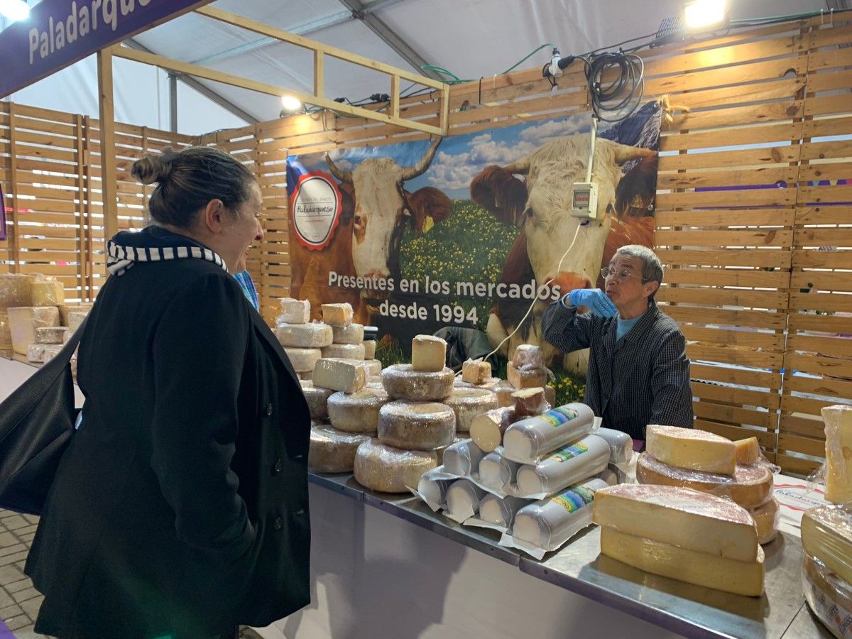 Yoya Blanco en la feria de productos artesanales 'ProductorAs en femenino'