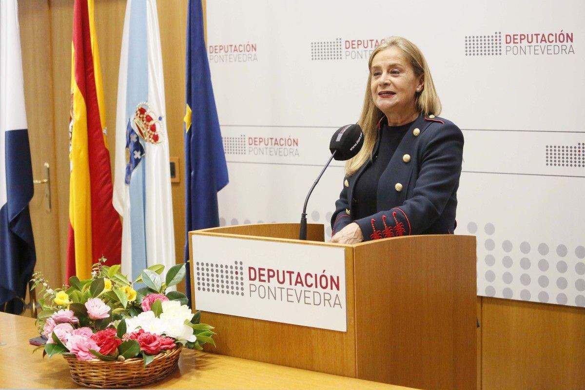 Carmela Silva, presidenta de la Deputación