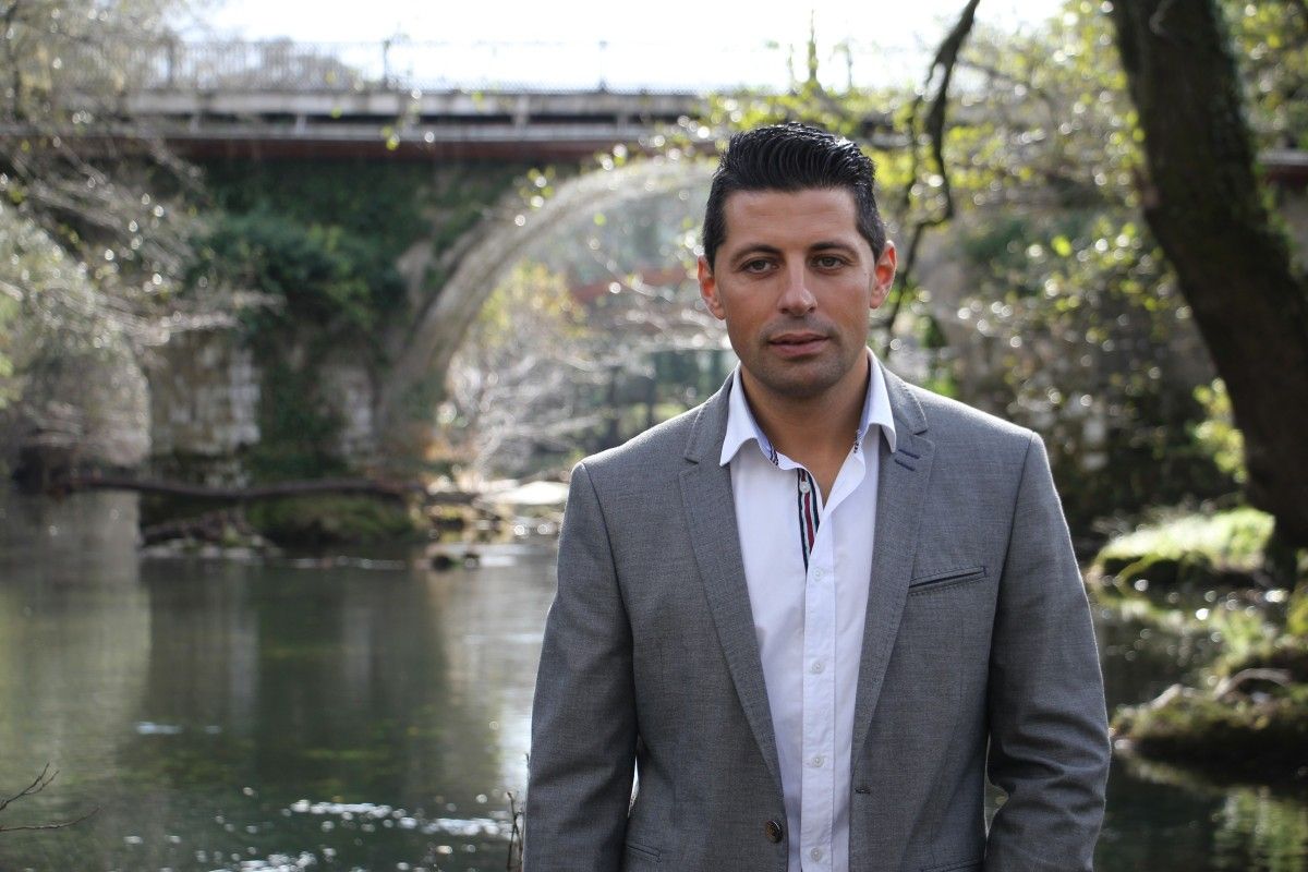 Andrés Díaz, portavoz del PSdeG-PSOE en Ponte Caldelas