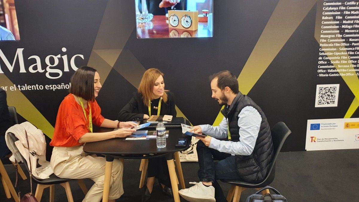 Reuniones de la Pontevedra provincia Film Commission en el Festival de Cine de Málaga