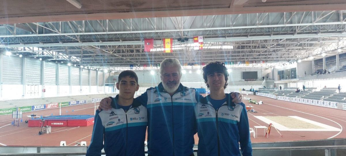 Alejandro Villaverde e Matías Moldes, da Gimnástica, finalistas no nacional sub 18 de inverno