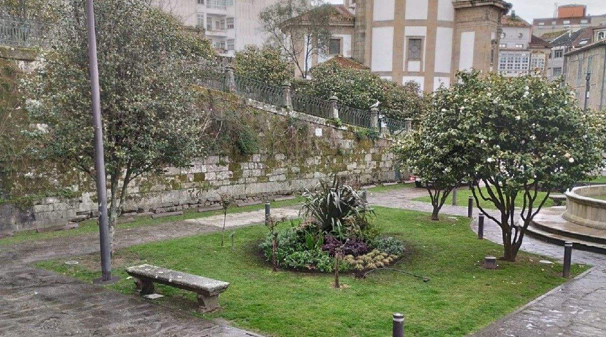 'Macizo' floral en los jardines de Casto Sampedro