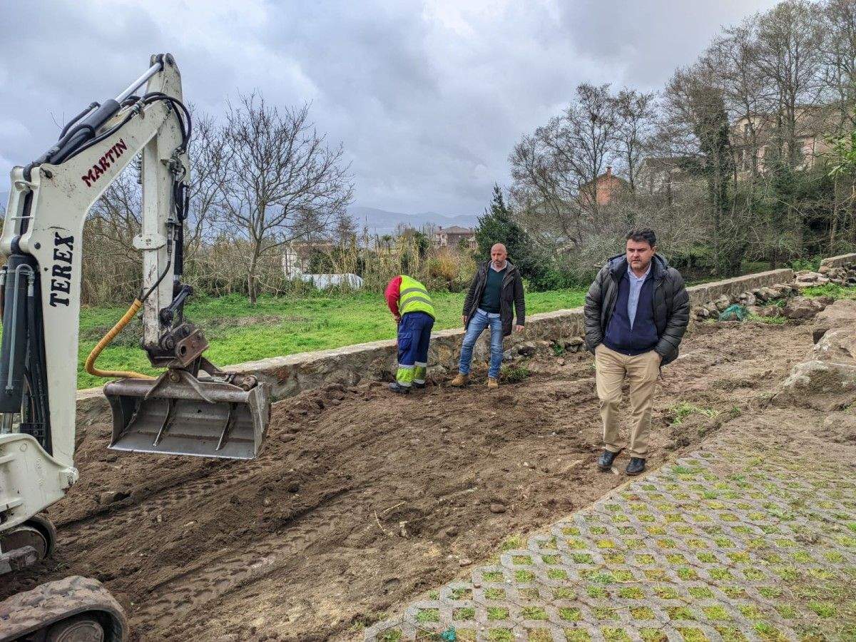 Traballos de mellora da Contorna en Tarrío