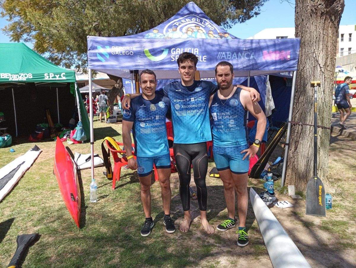 Tono Campos, Noel Domínguez e Diego Romero