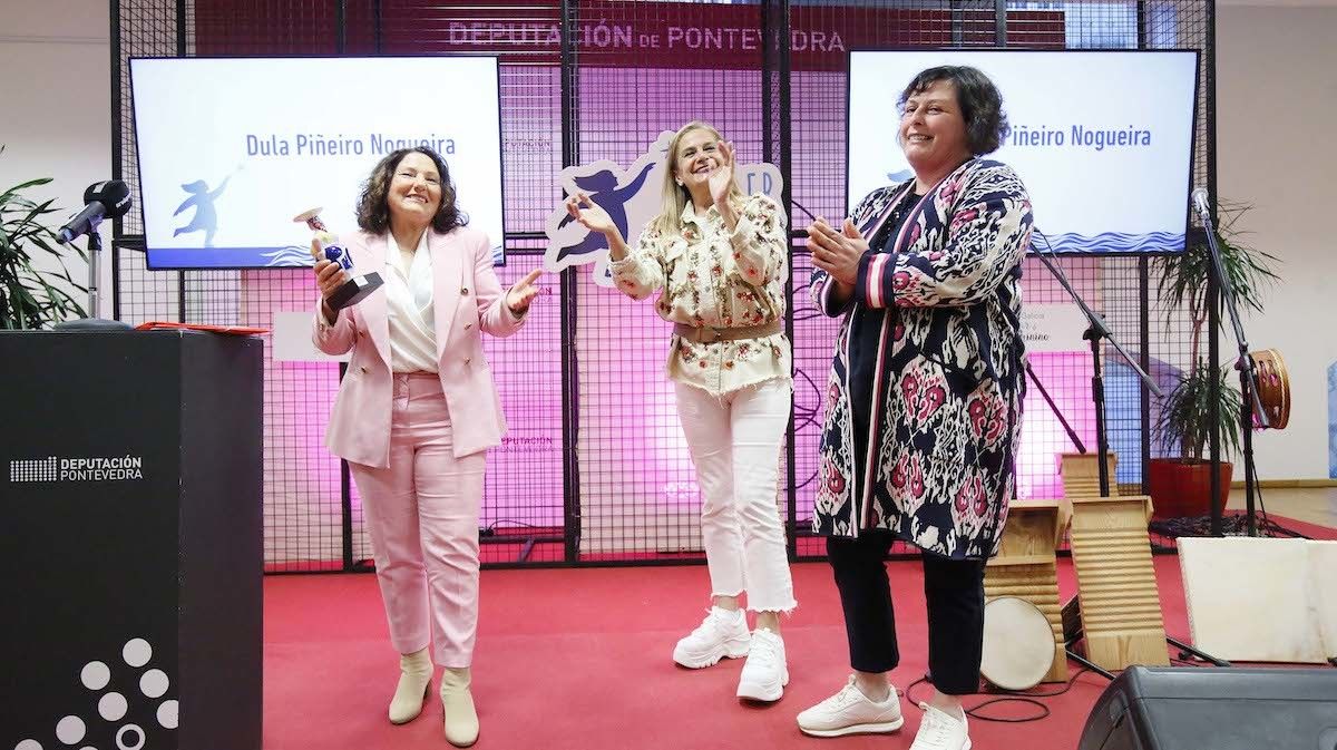 Entrega do premios Mulleres Salgadas a Dula Piñeiro