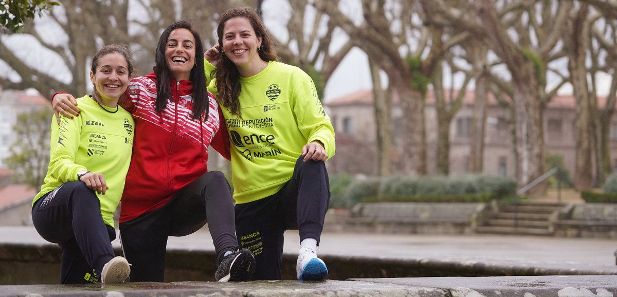 Ale de Paz, Luci Gómez e Silvia Aguete, campioas de Europa de fútbol sala