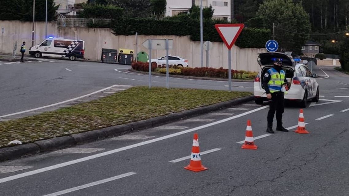 Control de la Policía Local de Poio