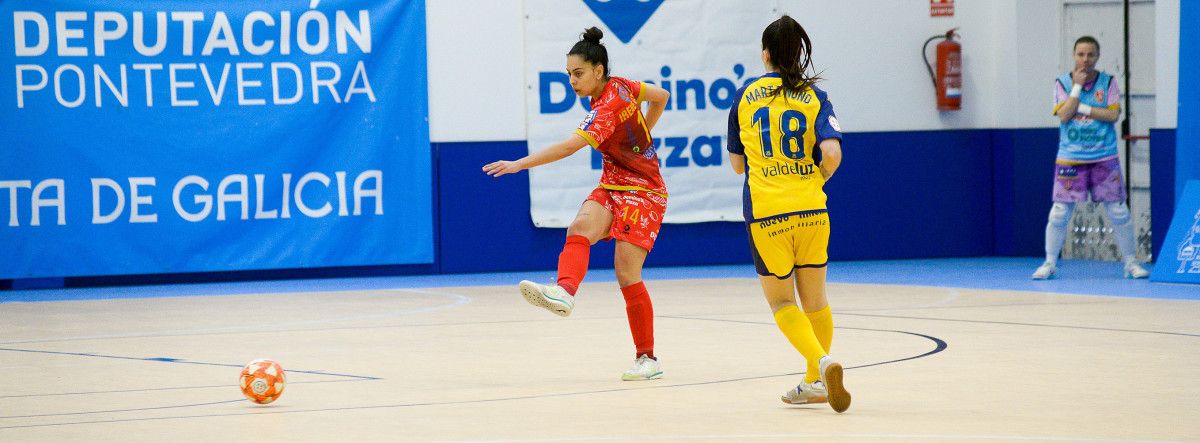 Partido de liga entre Poio Pescamar e Alcorcón na Seca