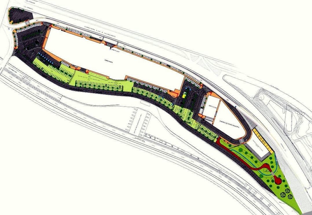 Proyecto del polígono empresarial de O Vao en Pontevedra