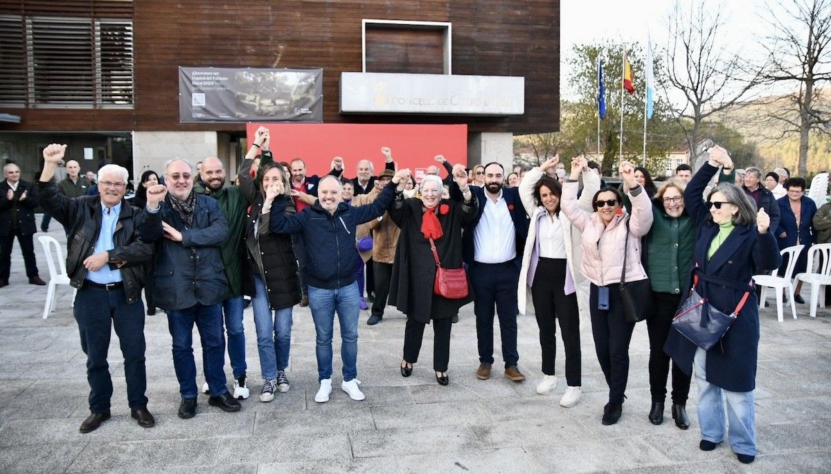 Presentación de Adrián Vidal como candidato do PSOE en Campo Lameiro