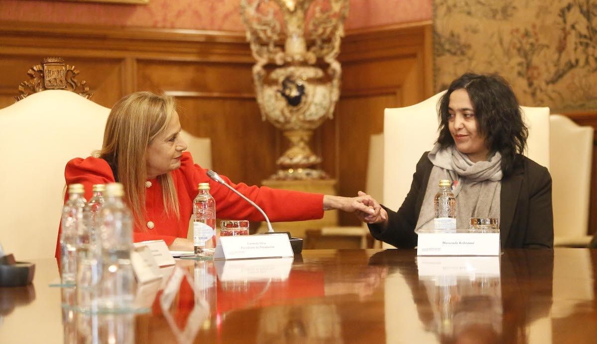 Carmela Silva e Massouda Kohistani