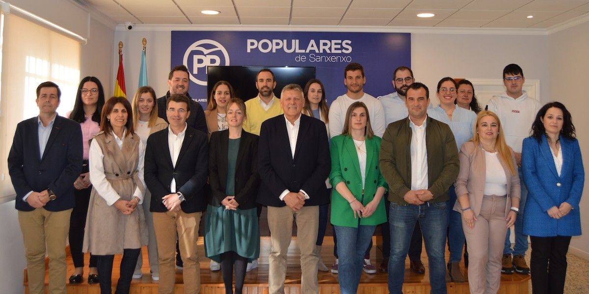 Candidatura do PP de Sanxenxo para as eleccións municipais de 2023