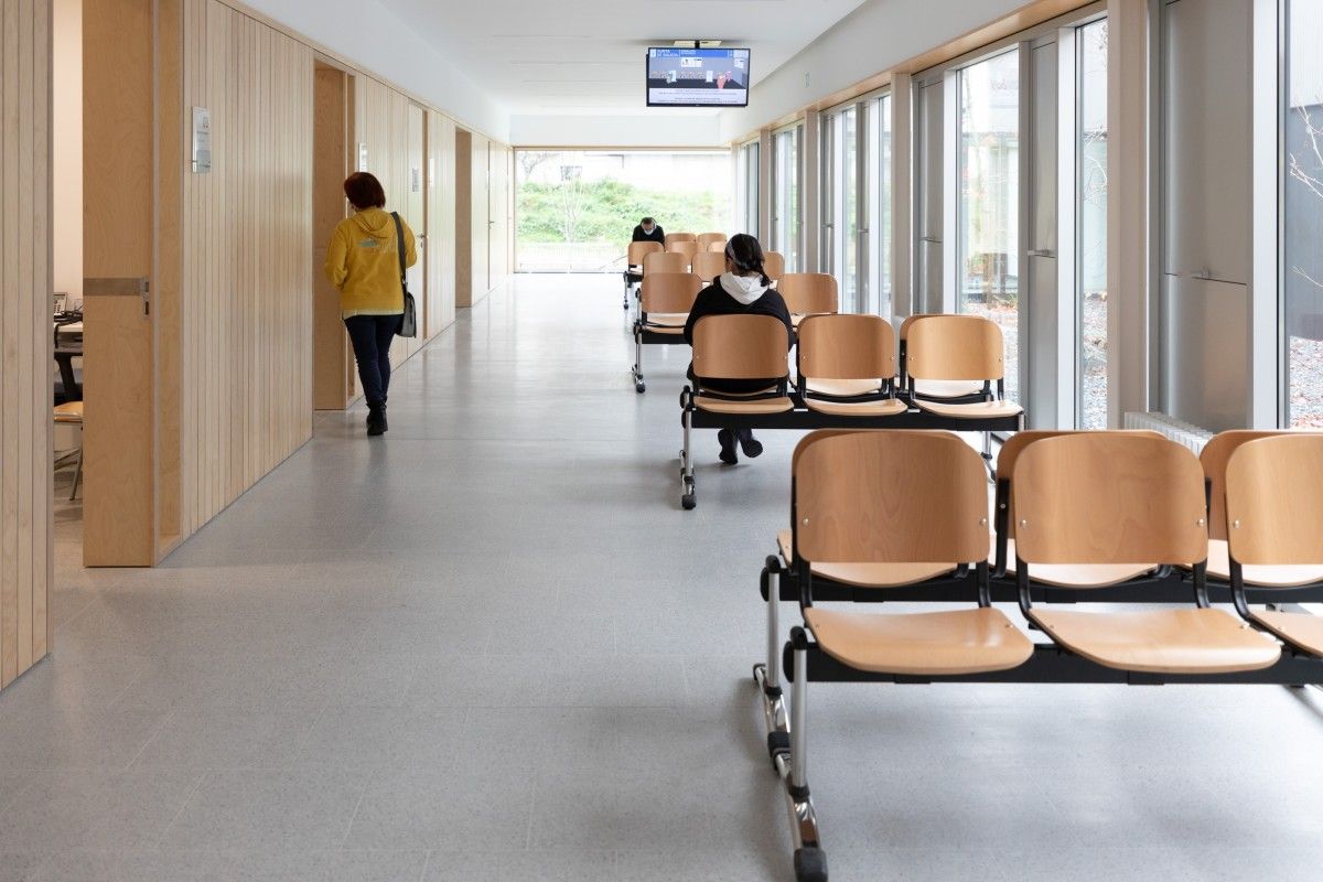 Sala de espera de un centro de salud