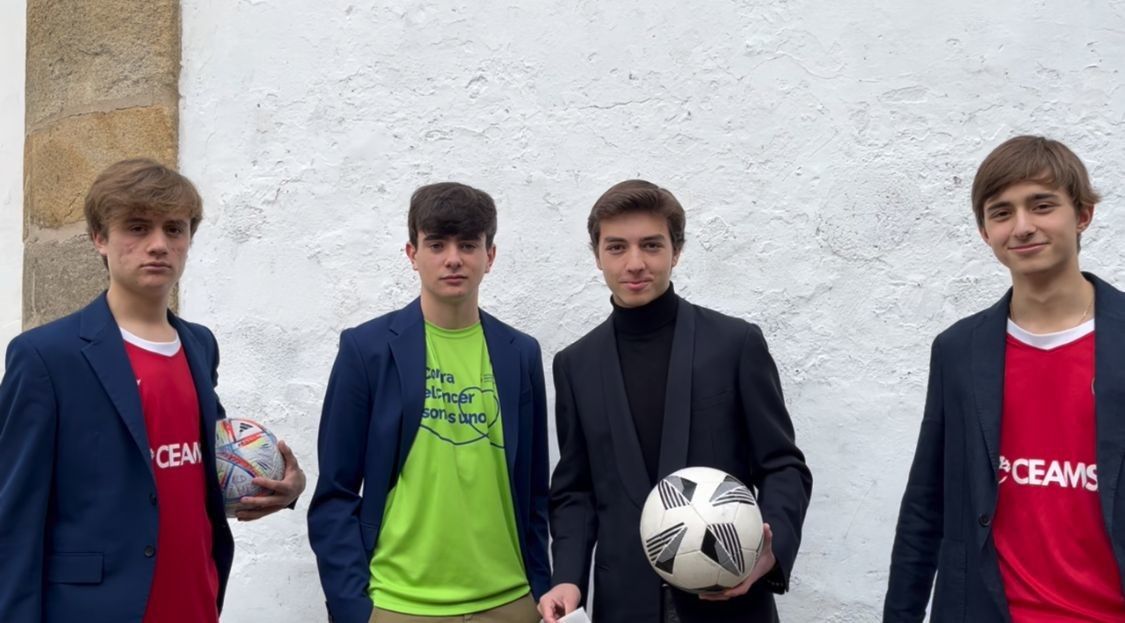Santiago Landín, Alberto Martínez, Javier Domínguez y Jaime Paniagua organizan un campeonato benéfico de fútbol en Pontevedra