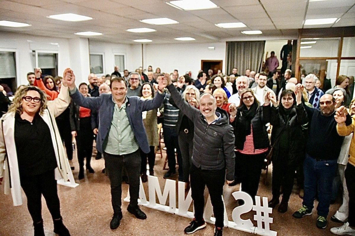 Presentación da candidatura do PSOE en Barro
