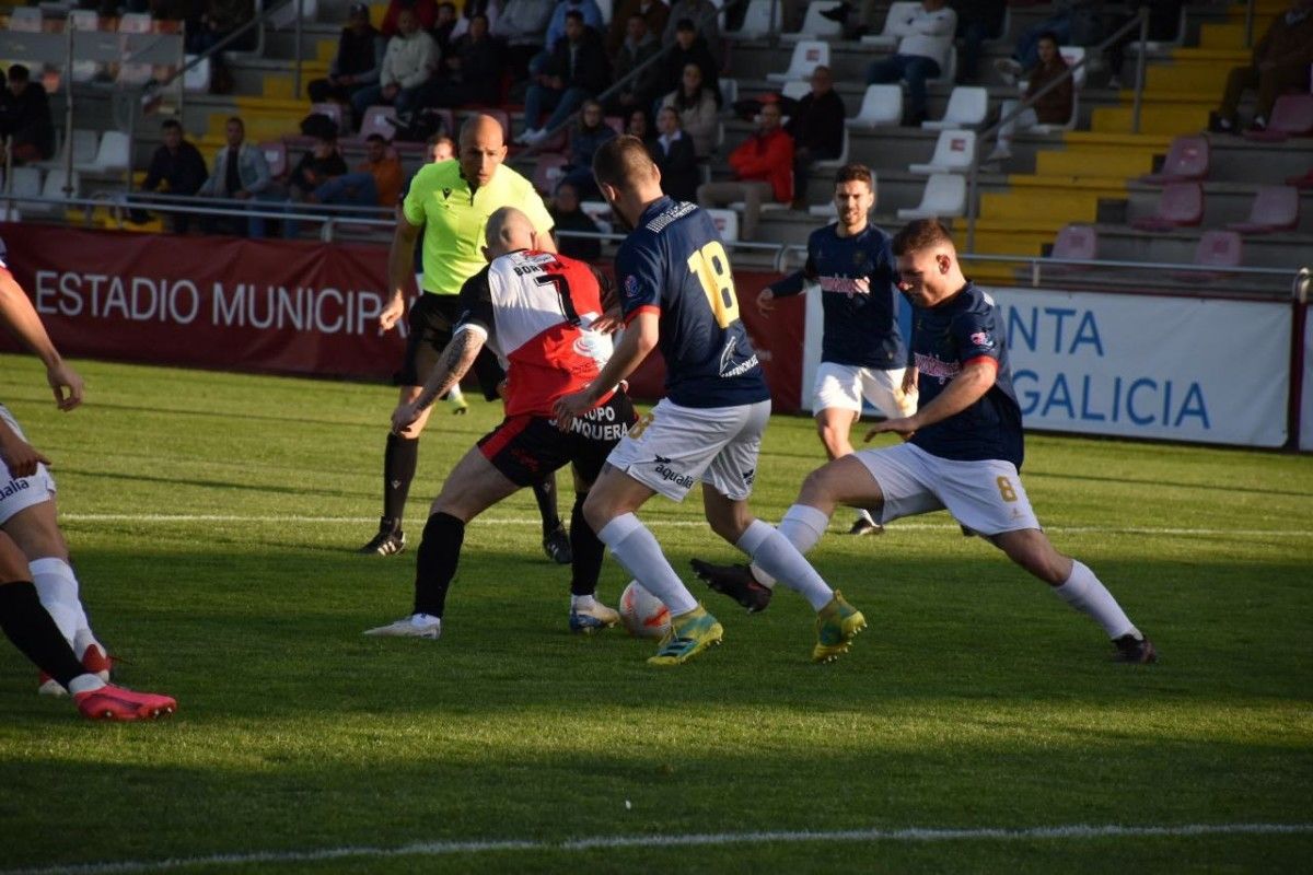 Partido entre Arosa e Choco na Lomba