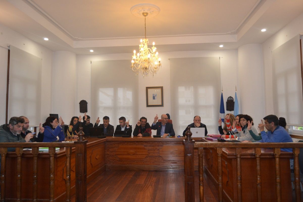 Pleno de Bueu no que se rexeitou o Plan de Ordenación do Espazo Marítimo do goberno estatal Pleno de Bueu no que se rexeitou o Plan de Ordenación do Espazo Marítimo do goberno estatal