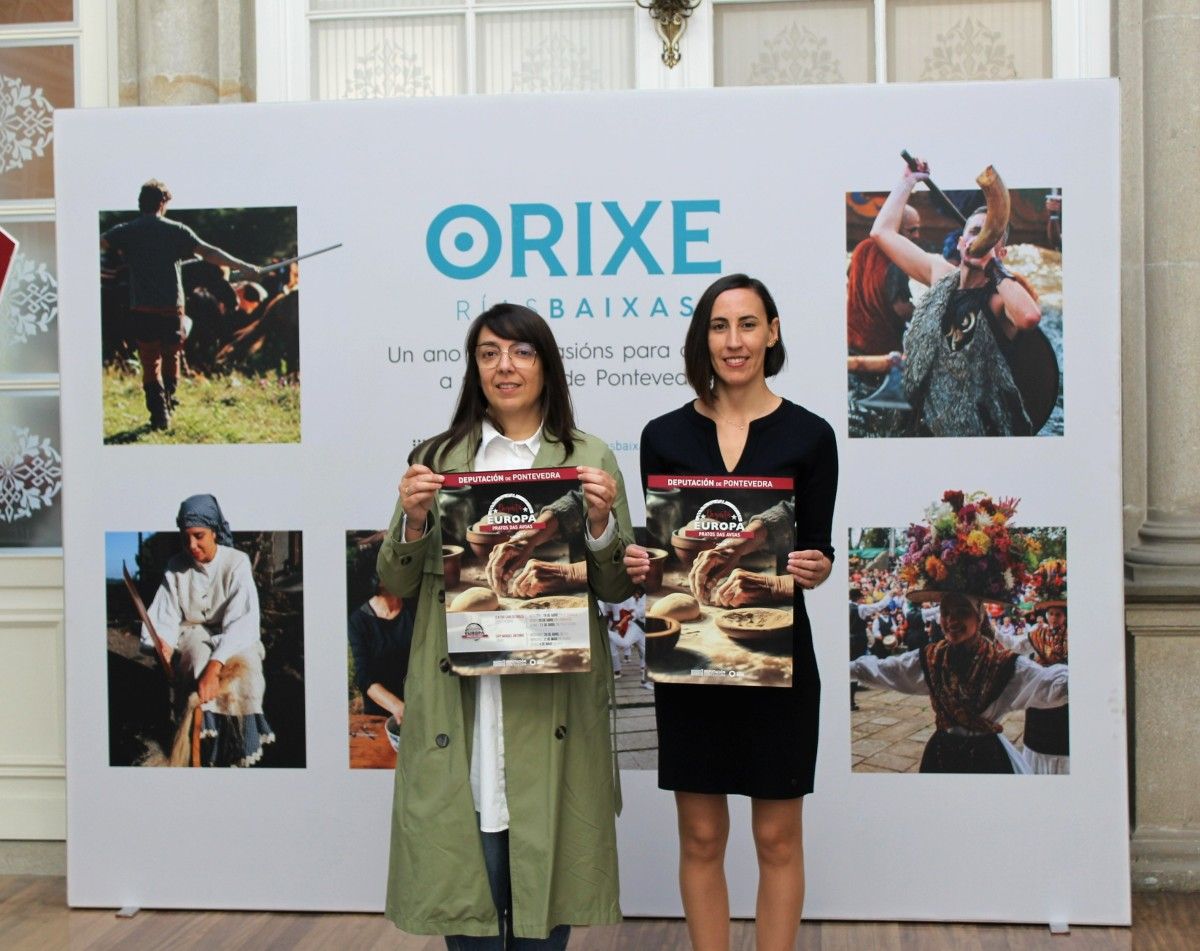 Iria Lamas y Ana Laura Iglesias presentaron la iniciativa "Degusta Europa"