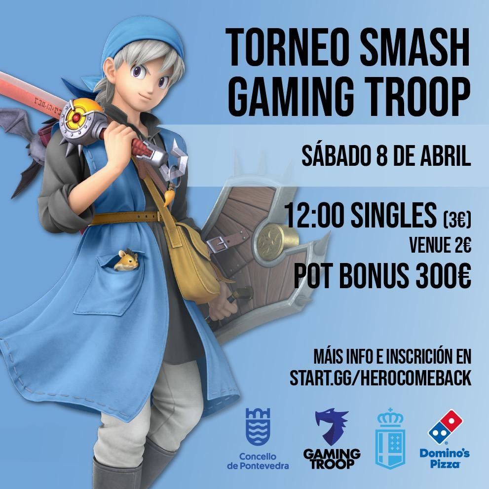 Torneo de Super Smash Bros. Ultimate na sede de Gaming Troop