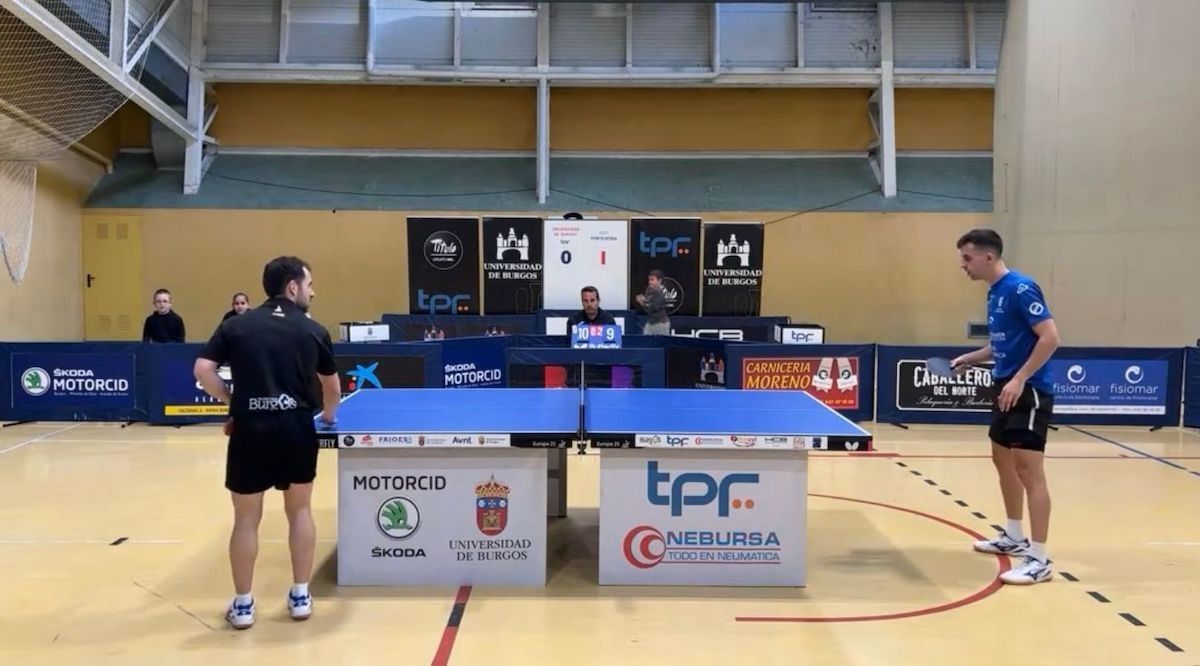 Partido entre o Universidad de Burgos e o TM Monte Porreiro