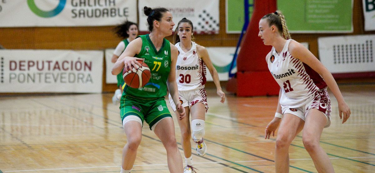 Nena Trajchevska, no partido entre o Arxil e o Bonosit Unibasket no CGTD