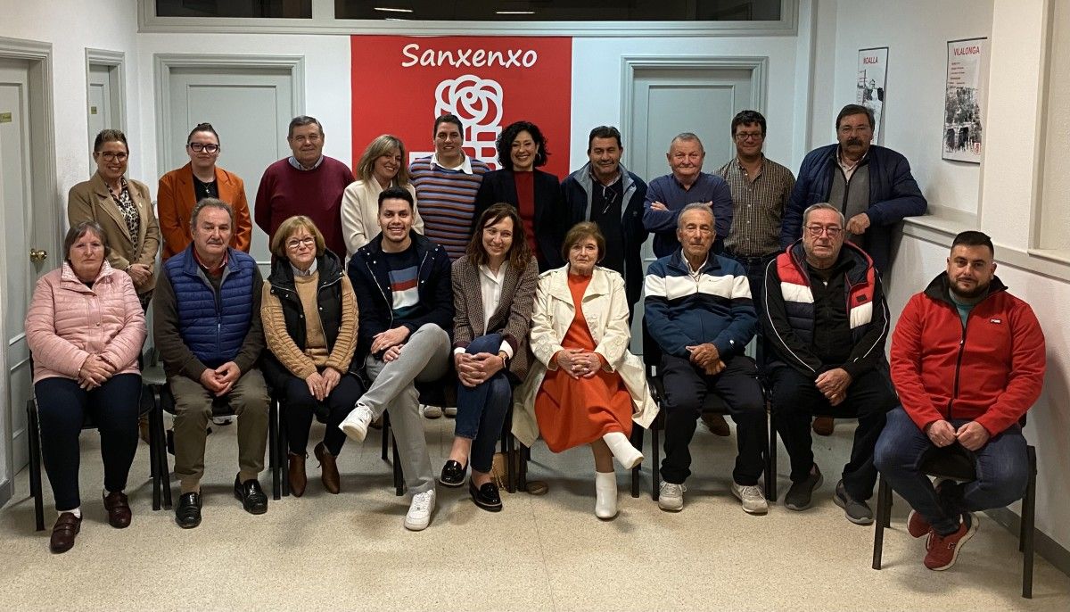Presentación da candidatura do PSOE de Sanxenxo ás eleccións municipais