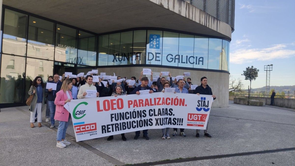 Concentración nos Xulgados da Parda