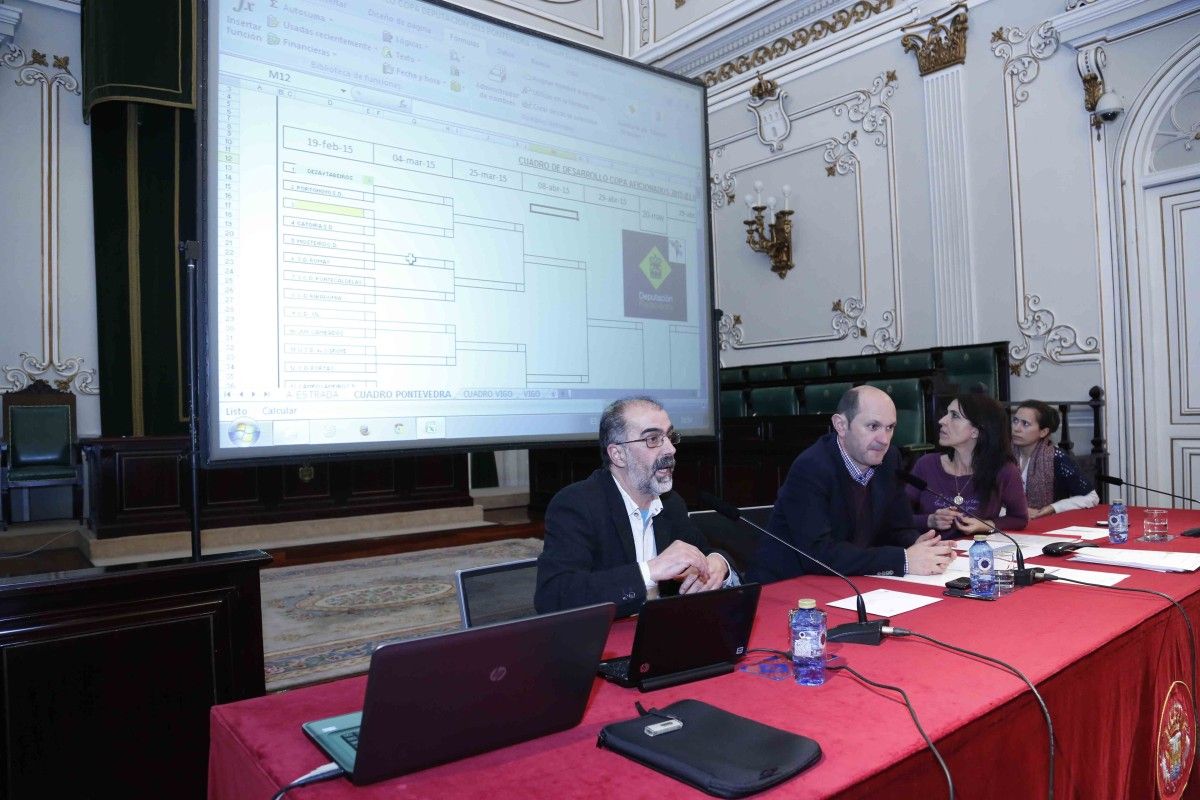 Sorteo da Copa Deputación no Pazo Provincial