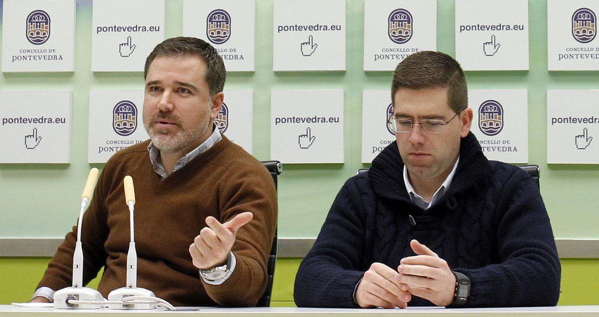 Jacobo Moreira y Pablo Fernández, juntos en rueda de prensa
