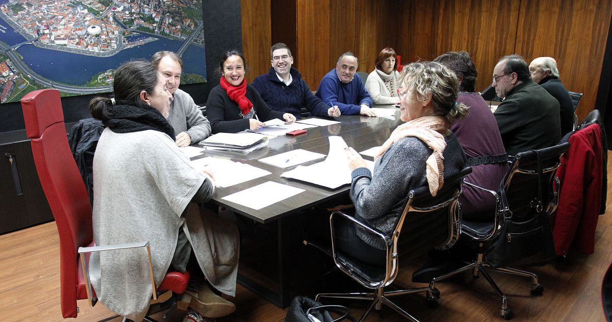 Reunión del jurado de los Premios Cidade de Pontevedra 2014