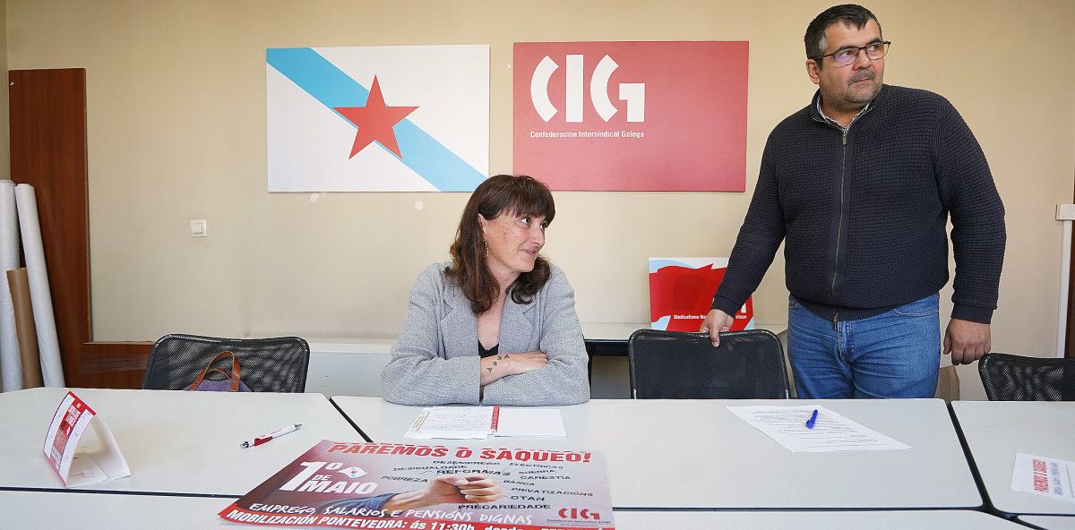 Diana Rodríguez e Marcos Conde, da CIG