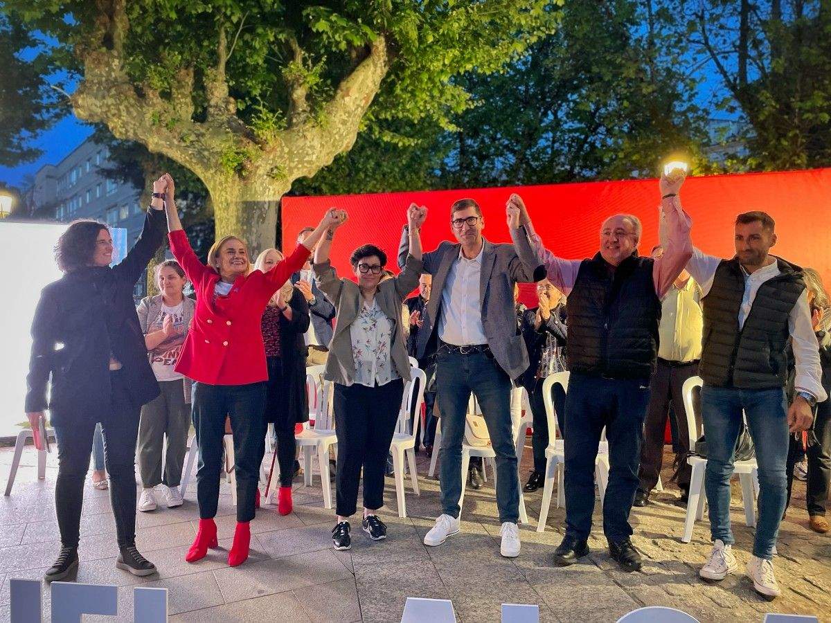 Presentación de Manuel Pazos como candidato socialista a la alcaldía de Marín