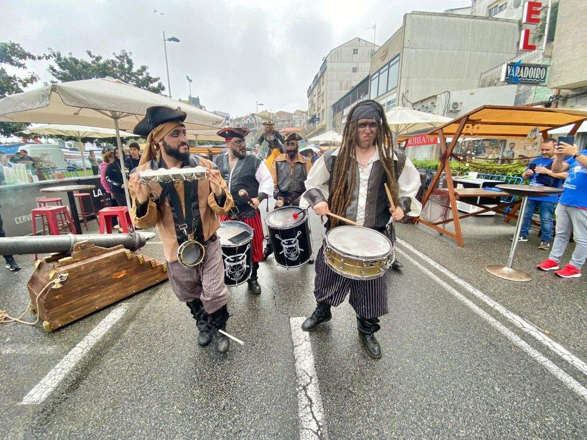 Animación por las calles de Portonovo