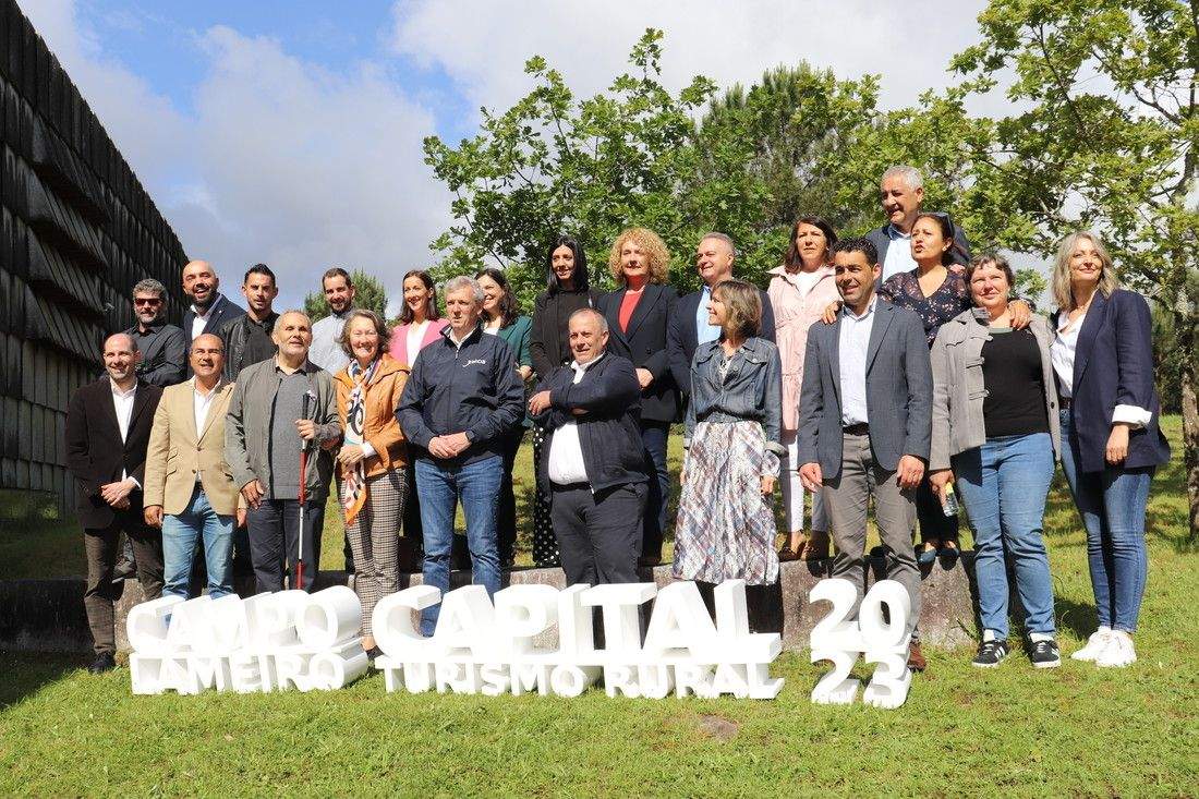 Acto de nombramiento de Campo Lameiro como Capital del Turismo Rural 2023 