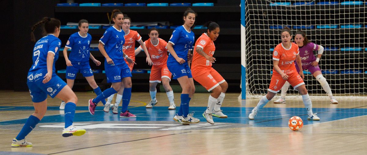 Partido entre Marín Futsal e Alcantarilla na Raña