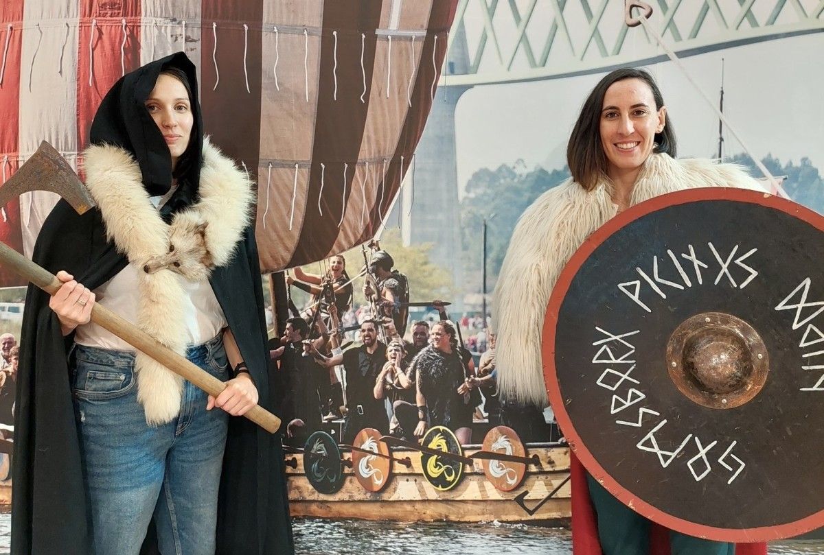 Photocall do espazo de Turismo Rías Baixas na feira Expovacacións de Bilbao